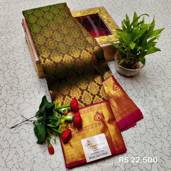 Pure Kanjivaram Pattu Saree with Silk Mark