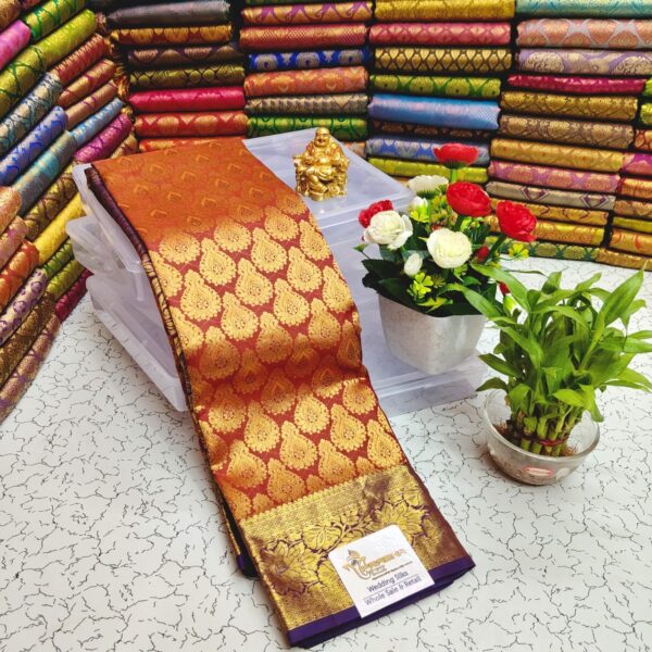 Half Mixed Pattu Saree with Silk Mark