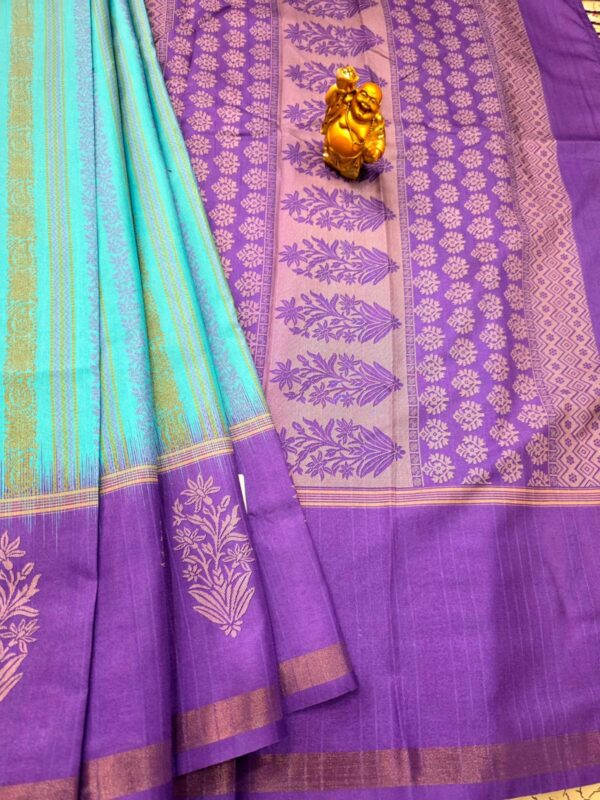 Siddhanth Samakalin Saree Sky Blue