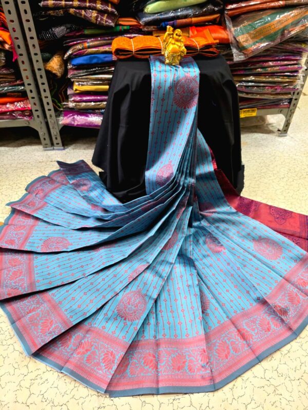 Vairaoosi Pattern Kubera - Sky - blue