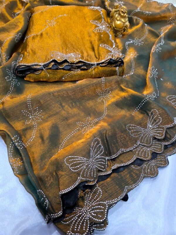 Butterfly Space Silk Gold