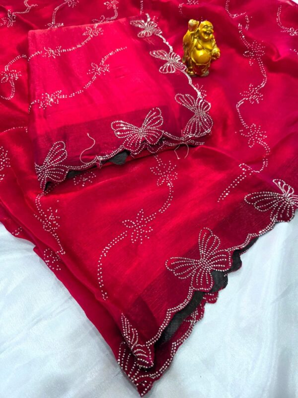 Butterfly Space Silk - Ruby Red