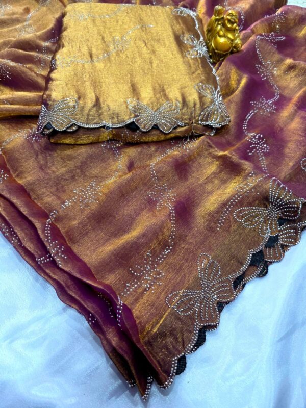 Butterfly Space Silk - rich gold