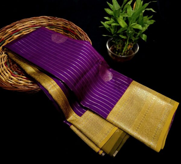 Luxery Golden jari vairaoosi Soft Silk