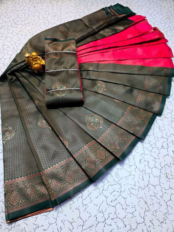 Kubera Traditional Silk Saree - Green