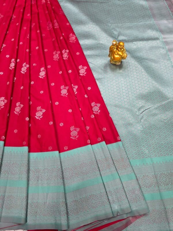 Semi Premium Kanchi Soft Silk Red
