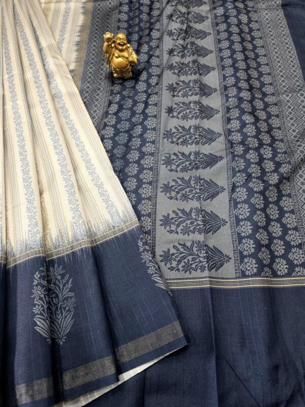 Siddhanth Samakalin Saree - white