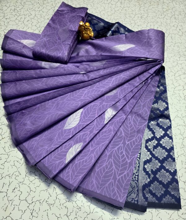Border Kubera Trending Sarees with Lavender